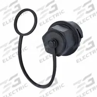 METZ CONNECT IP67 Protective Cap: Protective Cap, Plastic, V1 Plug, IP67/IP6X/IPX7, Black (MPN 1401018002KI). Key specifications — Brand: METZ CONNECT; For Use With: V1 Plug; IP Rating: IPX7; Product Type: Protective Cap; Color: Black; Material: Plastic.