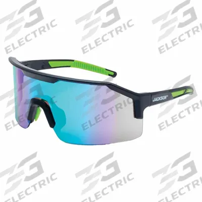 JACKSON SAFETY Safety Glasses: Green Lens, Half-Frame, Hard Coat/Scratch-Resistant - Padded Comfort-Fit Safety Glasses