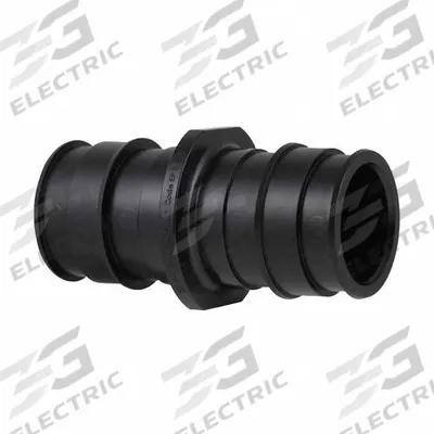 UPONOR Barbed Fitting Coupling: 2 1/2 in ID x 1 1/4 in ID Size, Barbed x Barbed - Expansion Polymer Barbed Tube Fittings