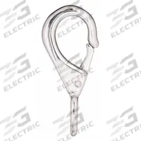 LUCKY LINE PRODUCTS Spring Snap: 1 Snaps, Solid Gate, Zinc, 1/2 in Opening Size, 3 3/8 in Overall Lg (MPN 4FCR8). Key specifications — Application Restrictions: Not For Lifting; Brand: LUCKY LINE PRODUCTS; Opening Type: Solid Gate.