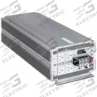 AIMS POWER Inverter: Pure Sine Wave, Input Terminals, 5,000 W Continuous Output Power, 4 Outlets (MPN PWRIG500012120S). Key specifications — Brand: AIMS POWER; DC Connection: Input Terminals; Input Voltage: 13.2V DC; Inverter Output Form: Pure Sine Wave; Output Frequency: 50/60 Hz; Output Voltage: 120V AC.