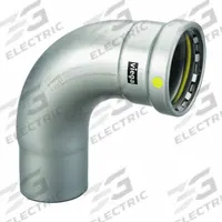 VIEGA MEGAPRESS Crimp Elbow Fitting: 2 1/2 in Pipe x 2 1/2 in CTS Size, Press-fit x FTG, HNBR (MPN 28615). Key specifications — attr1347260: VIEGA MEGAPRESS.