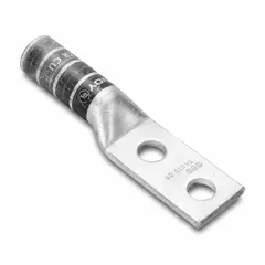 Compression Lug: For 4 AWG, Stranded Wire, 3/8 in Stud Size, Long, Copper Barrel (MPN YA4C2TC38). Key specifications — Inspection Hole: No; For Wire Type: Stranded; For Wire Sizes: 4 AWG; Brand: BURNDY; Manufacturer Part Number: YA4C2TC38.