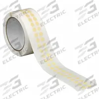3M Painter's Tape: 2380, Tan, Disc, 1/2 in Pre-Cut Dia, 7.5 mil Thick, Rubber, Crepe Paper. Key specifications — Series: 2380; Brand: 3M; Backing Material: Crepe Paper; For Location: Indoor; For Surface Type: Metal; Manufacturer Part Number: 2380.