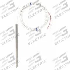 TEMPCO Temperature Probe: 0°F to 392°F /-18°C to 200°C, ±0.3°C/0.12 ohm @ 0°C, 12 in Probe Lg (MPN RTD00576). Key specifications — Cable Length: 8 ft; Brand: TEMPCO; Accuracy: ±0.3 °C/0.12 ohm @ 0 °C.
