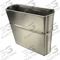 HADRIAN Pilaster Shoe: Stainless Steel, Brushed, 4 in Overall Ht, 4 in Overall Wd (MPN 550004-900). Key specifications — attr1325407: Brushed; attr1325409: Pilaster Anchor Shoe; attr1325406: HADRIAN.