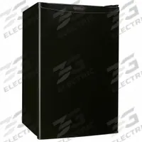 DANBY Mini Refrigerator with Freezer Section: Black, 4.4 cu ft Total Capacity, 4 Shelves (MPN DCR044A2BDD). Key specifications — Color: Black; Defrost: Semi-Automatic; Voltage: 115V AC; Energy Star Certified: Yes; Includes Water Dispenser: No; Door Hinge: Swing; Door Style: Solid; Brand: DANBY.