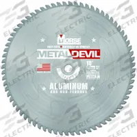 MORSE Circular Saw Blade: 10 in Blade Dia., 72 Teeth, 0.09 in Cut Wd, 5/8 in Arbor Size, Carbide (MPN 102773-WWG). Key specifications — attr1116119: MORSE; attr1145631: Non-Ferrous Metals.