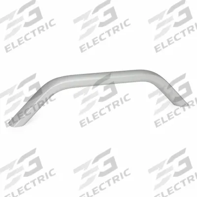JW WINCO Pull Handle: Threaded Holes, Aluminum, Silver - Load-Rated Standard "U" Pull Handles