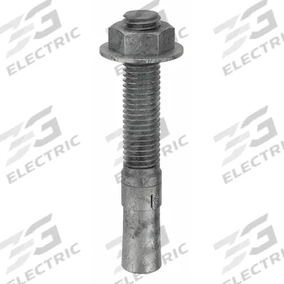 MKT FASTENING Wedge Anchor: 4 1/2 in Overall Lg, 5/8 in Dia, 5/8"-11 Thread Size, Steel - Steel Wedge Anchors