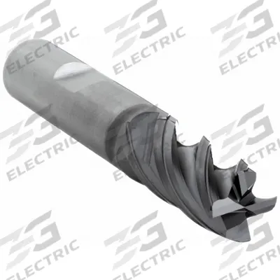 WIDIA HANITA Corner Chamfer End Mill: Carbide, AlTiN Coated, 4 Flute, 1/2" Mill Dia - Fast-Cutting Carbide Corner-Chamfer End Mills for Steel & Cast Iron
