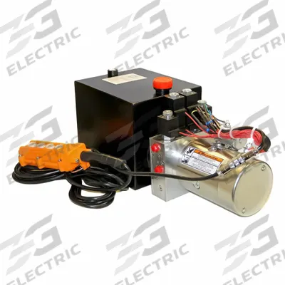 MAXIM Hydraulic Power Unit: 1.3 gpm, 3,200 psi Max. Pressure, 8 qt Reservoir Capacity - Double Acting DC Hydraulic Power Units
