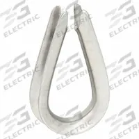 DAYTON Wire Rope Thimble: 3/16 in Compatible Rope Dia, 304 Stainless Steel, For Lifting, 25 PK (MPN 1DLG9). Key specifications — Material: 304 Stainless Steel; Brand: DAYTON; Finish: Plain.