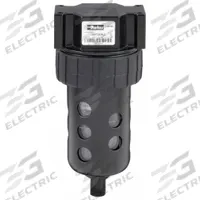 PARKER Compressed Air Filter: Particulate, 3/8 in NPT, 40 micron, 80 cfm, 150 psi Max Op Pressure (MPN 06F26AC). Key specifications — attr110055: 06F; attr110008: PARKER.
