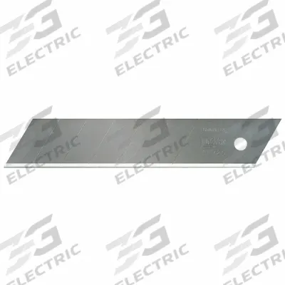 STANLEY Snap-Off Blade: 5 1/2 in Blade Lg, 1 in Blade Wd, 0.02 in Blade Thick, 7 Segments - Straight-Edge Standard-Tip Replacement Snap-Off Blades