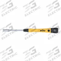 WIHA Nut Driver: Straight, Metric, Precision Nut Driver, 5 mm Hex Size, 60 mm Overall Lg, Tapered (MPN 27787). Key specifications — attr1214505: WIHA.
