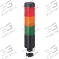 WERMA Tower Light Assembly: 3 Tier, Green/Red/Yellow, Sounder Tier Included, 175 mm Overall Ht (MPN 69921075). Key specifications — Manufacturer Part Number: 69921075; Brand: WERMA; Operating Voltage: 24V AC/DC; Light Tier Color: Yellow.