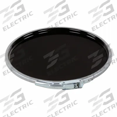 APPROVED VENDOR Pail Lid: Gasketed/Lever Lock, 12 3/4 in Overall Dia, Black, Steel - Lever Lock Lids