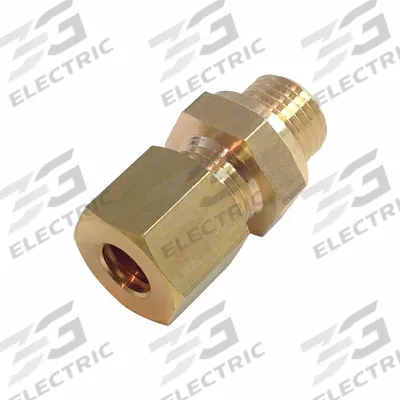LEGRIS Compression Fitting Coupling: 18 mm OD x 12 mm OD Fitting Size, Metric x Compression - Standard Sleeve Brass Compression Fittings