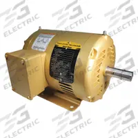 BALDOR General Purpose Motor: Rigid Base Mount, Open Drip Proof, 1 1/2 hp, 208-230/460V AC (MPN EM3120T). Key specifications — Brand: BALDOR; Nameplate Voltage @ 60 Hz: 208-230/460V AC; Full Load Current @ 60 Hz: 4.0/2.0 A; Nameplate RPM @ 60 Hz: 3,555 RPM; Motor Enclosure: ODP.