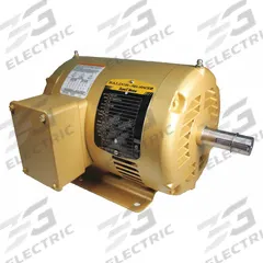 BALDOR General Purpose Motor: Rigid Base Mount, Open Drip Proof, 1 1/2 hp, 208-230/460V AC (MPN EM3120T). Key specifications — Brand: BALDOR; Nameplate Voltage @ 60 Hz: 208-230/460V AC; Full Load Current @ 60 Hz: 4.0/2.0 A; Nameplate RPM @ 60 Hz: 3,555 RPM; Motor Enclosure: ODP.