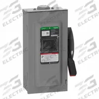 SCHNEIDER Safety Switch: Non-Fusible, 100 A, Three Phase, 600V AC/DC, Galvanized Steel (MPN VHU363RB). Key specifications — attr867131: SCHNEIDER.