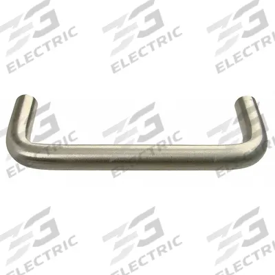 MONROE PMP Pull Handle: Threaded Holes, Stainless Steel, Silver, #8-32 Screw Size - Standard Pull Handles