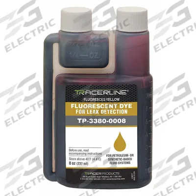 TRACERLINE Fluorescent Dye: 8 oz - Refrigerant Leak Detection Dyes