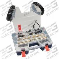 SUR&R Fuel Line Replacement Kit: Fuel Line Repl Kit, 1/4 in, 5/16 in and 3/8 in Fuel Lines, SUR&R (MPN KP1200). Key specifications — Sub-brand: SUR&R; For Use With: 1/4 in, 5/16 in and 3/8 in Fuel Lines; Color: Clear; Includes: Clamp Plier; Brand: SUR&R.