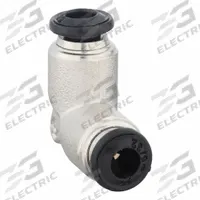 AIGNEP USA Push-Fit Elbow Fitting: 4 mm OD x 4 mm OD Size, Push-to-Connect x Push-to-Connect, 5 PK (MPN 50130N-4-PK5). Key specifications — Brand: AIGNEP USA.