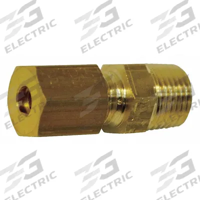 LEGRIS Compression Fitting Adapter: 12 mm OD x 1/2 in Pipe Fitting Size, Compression x MBSPT - Standard Sleeve Brass Compression Fittings
