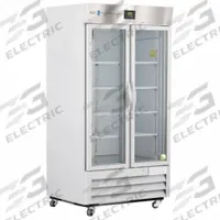 AMERICAN BIOTECH SUPPLY Lab Refrigerator: 36 cu ft, Upright, 1°C to 10°C, 34 3/4 in Overall Dp, Temp (MPN ABT-HC-LP-36). Key specifications — Door Opening Style: Right; Color: White; Alarm Type: Temperature; Manufacturer Part Number: ABT-HC-LP-36; Brand: AMERICAN BIOTECH SUPPLY; Product Type: Lab Refrigerator; Door Type: Swing Glass; Refrigerant Type: R-290.