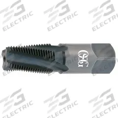 OSG Pipe and Conduit Thread Tap: 1/4"-18 NPT/ANPT, 4 Flute, Black Oxide High Speed Steel (MPN 1251301)