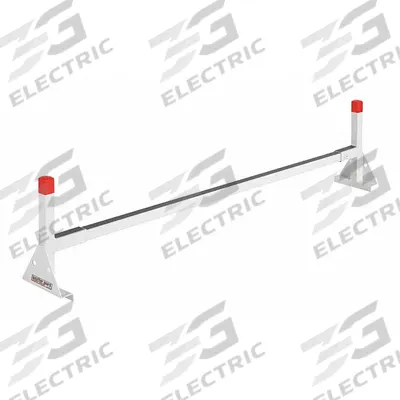 WEATHER GUARD Accessory Cross Member: Steel, 16 in Overall Ht, 8 in Overall Lg - Van Roof Rack Cross Bars