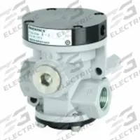 AVENTICS Air Pilot Valve: Two-Way / Two-Position, Female 1/2 in NPT, Female 1/8 BSPT, Remote Pilot (MPN 8227A1GP4014A00). Key specifications — attr1078830: Zinc Alloy; attr1078874: Spring Return; attr1078854: Normally Closed.