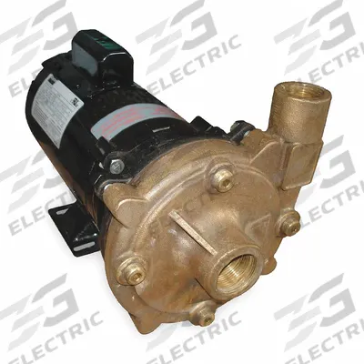 Dayton Centrifugal Pump: 1 1/2 hp, 115/230V AC, 110 ft Max Head, 1 1/2 in - 1 to 1-1/2 HP Straight Centrifugal Pumps