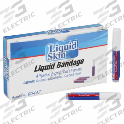 APPROVED VENDOR Liquid Bandage: Cyanoacrylate, 0.017 oz Size - Liquid Bandages