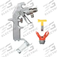GRACO Airless Spray Gun: Airless, 1/4 in Air Inlet Size, Coatings, NPSM, Aluminum, 1.13 lb Wt (MPN 248157). Key specifications — Brand: GRACO; Air Inlet Type: NPSM; Compatible Fluid Type: Coatings; Includes: RAC x Guard; Material: Aluminum.