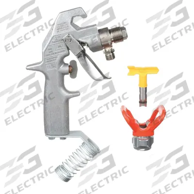 GRACO Airless Spray Gun: Airless, 1/4 in Air Inlet Size, Coatings, NPSM, Aluminum - Airless Spray Guns