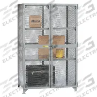 LITTLE GIANT Bulk Storage Locker: 49 in x 33 in x 78 in, 2 Fixed Shelves, Legs, Gray, Gray, Shelves (MPN SL2-3048). Key specifications — Brand: LITTLE GIANT; Body Panel Type: Ventilated; Base Type: Legs; Cabinet Color: Gray; Frame Assembled: Assembled.
