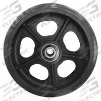 APPROVED VENDOR Wheel: 10 in Overall Ht, 500 lb Load Capacity, 10 in H x 2 1/2 in W, Metal/Rubber (MPN 24041002). Key specifications — Compatible Grainger Part Number: 34D649; Manufacturer Part Number: 24041002; Accessory Type: Wheel; Compatible with Product Type: Hand Truck.