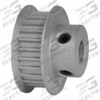 DAYTON Timing Pulley: Curvilinear, Fixed, For 6 mm Belt Wd, 25 Teeth, 3 mm Pitch, Aluminum (MPN 25-3M06-6FA3). Key specifications — Brand: DAYTON; Finish: Clear Anodized; For Belt Series: Powerhouse®.