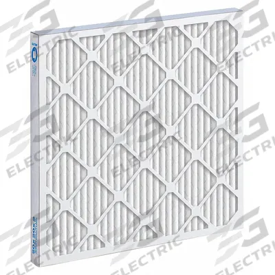 GRAINGER Pleated Air Filter: 20 in x 20 in x 1 in, MERV 8 - MERV 8 Pleated Air Filters