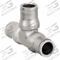 LEGRIS Push-Fit Tee Fitting: 12 mm OD x 12 mm OD x 12 mm OD Size, Tube x Tube x Push-to-Connect (MPN 3604 12 00). Key specifications — Brand: LEGRIS.