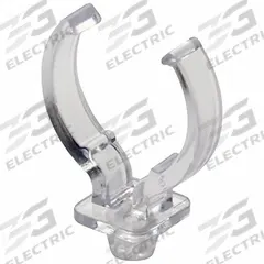 LEVITON Lampholder: Lamp Support Clip, 4-Pin (2G11), Vertical Mounting Orientation, Clear (MPN 23452-V). Key specifications — Bulb Base Type: 4-Pin (2G11); Product Type: Lamp Support Clip; Brand: LEVITON; Color: Clear; Features: Vertical Mounting Orientation.