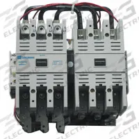 EATON NEMA Magnetic Contactor: Reversing, 3 Poles, NEMA Size 5, 270 A, 480V AC (MPN CN55SN3C). Key specifications — Brand: EATON.
