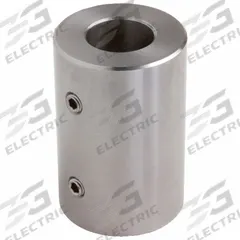 CLIMAX METAL PRODUCTS Rigid Shaft Coupling: 1/2 in Bore Dia 1, 1/2 in Bore Dia 2, Round, One-Piece (MPN RC-050-S). Key specifications — attr870032: Round; attr870041: No; attr870034: CLIMAX METAL PRODUCTS; attr870070: Inch; attr925532: Same Bore Dimensions.