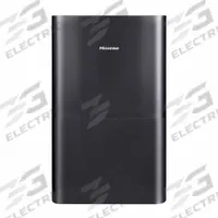 Dehumidifier: ADH50KP26, Low Grain Refrigerant, R-32, 24 13/16 in x 15 1/8 in x 10 11/16 in. Key specifications — Includes Hour Meter: Hour Meter Not Included; Includes Air Filter: Air Filter Included; Includes Drain Hose: Drain Hose Included; Brand: HISENSE.