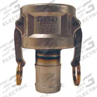 Cam and Groove Coupling: 1 1/2 in Coupling Size, 250 psi Max. Working Pressure @ 70 F, Nitrile (MPN 1510-C-SS). Key specifications — Gasket Material: Nitrile; Fitting Type: Male Hose Shank; Includes Locking Arm: No; Body Material: 316 Stainless Steel; Brand: DIXON VALVE & COUPLING.