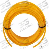EAGLE BELTING Round Belt: Yellow, 3/8 in Dia, For 3 in Min Pulley Dia, 100 ft Overall Lg, Hollow (MPN 4934025). Key specifications — Hardness: 85A; Brand: EAGLE BELTING; Belt Material: Polyurethane; Color: Yellow.